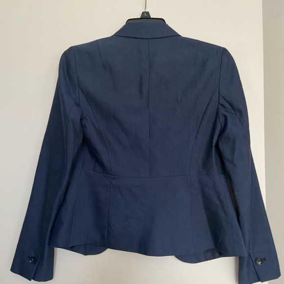 Ann Taylor navy skirt suit 0P - Picture 3 of 9